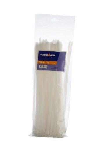 Picture of Powermaster Cable Ties 350 X 7.6mm 14" 1336-02
