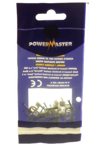 Picture of Powermaster 5mm Cable Clips Nc5-7  Bag 20 1369-12