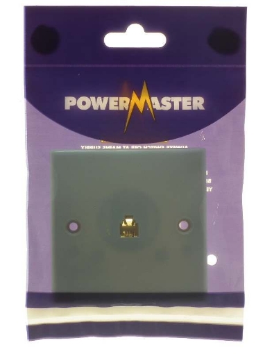 Picture of Powermaster Rj11 1 Gang Flush Socket 1370-14