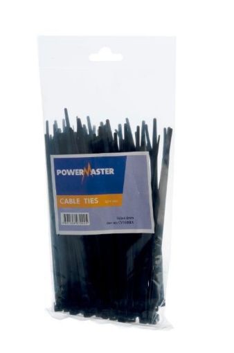 Picture of Powermaster Cable Ties 160 X 4.8 mm 6.4" 1411-12