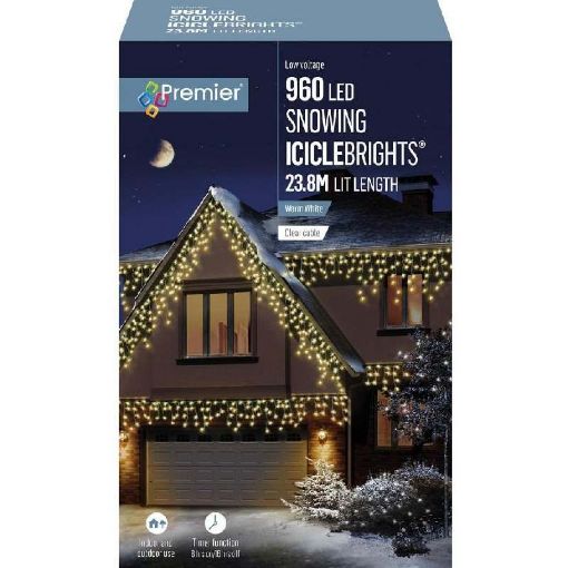 Picture of Premier 960 LED Multi Action Snowing Iciclebrights - Warm White