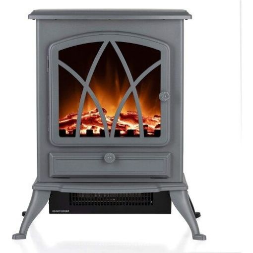 Order Online Warmlite Stirling Electric Stove Fire Grey - 2kw from  CoreBuild.ie Ireland