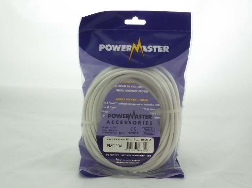 Picture of Powermaster 2 X 0.75 Sq mm White  Flex  10 Mtr 1764-14