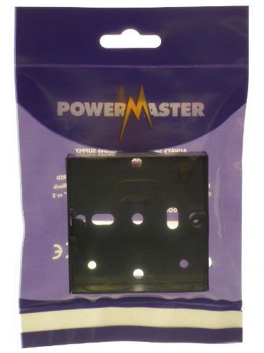 Picture of Powermaster 16mm 1 Gang Flush Metal Box 1799-00