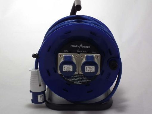 Picture of Powermaster 40Mtr 16Amp 230V 2.5Sq Cable Reel