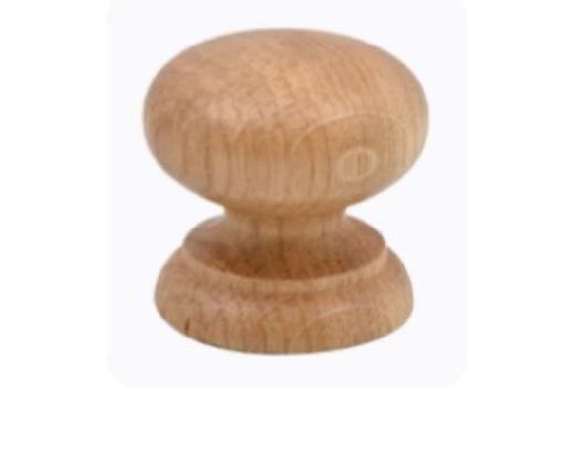 Picture of Phoenix Wooden Oak Knob Lacquered 45mm