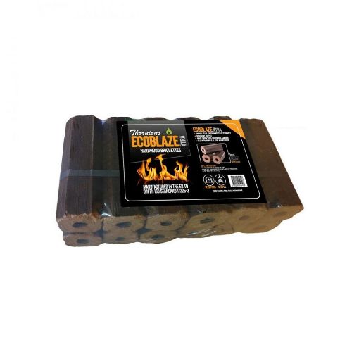Picture of Thornton's Eco Blaze Xtra Hardwood Briquettes - 10kg / 12 Pack