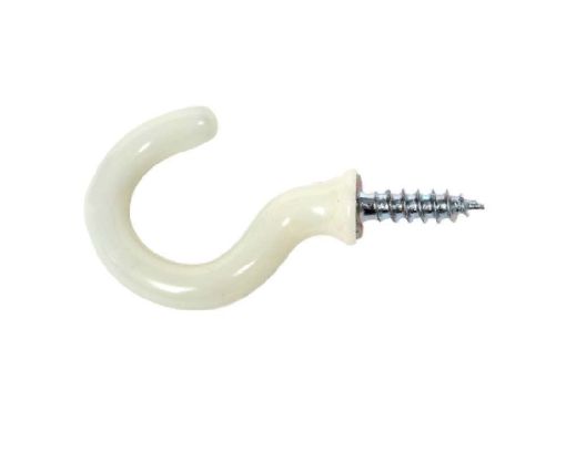 Picture of Phoenix 1" Cup Hooks White (4)