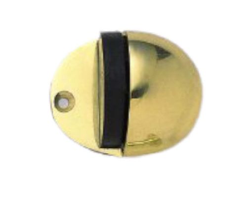 Picture of Phoenix Brass Door Stop Oval Shielded (1)