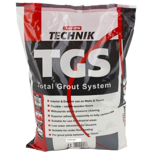 Picture of Bostik Technik TGS Silver Grey Grout 5Kg