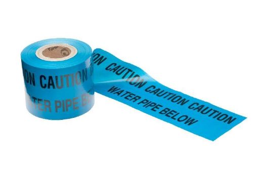 Picture of Bostik Underground Tape Caution Water Pipe 150mm X 365M
