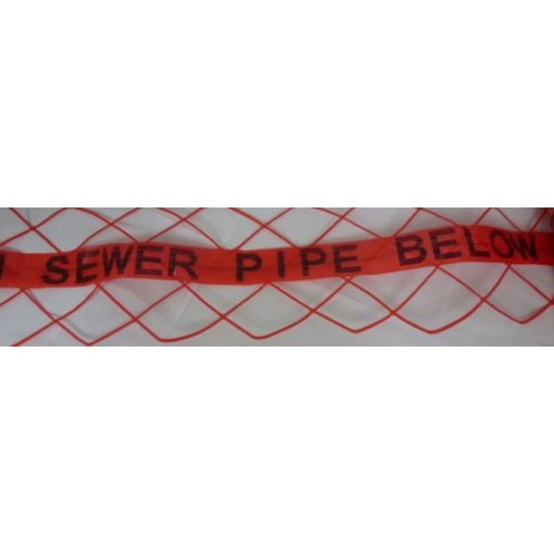Picture of Bostik Underground Detect Tape Caution Sewer Below 200mm X 100M