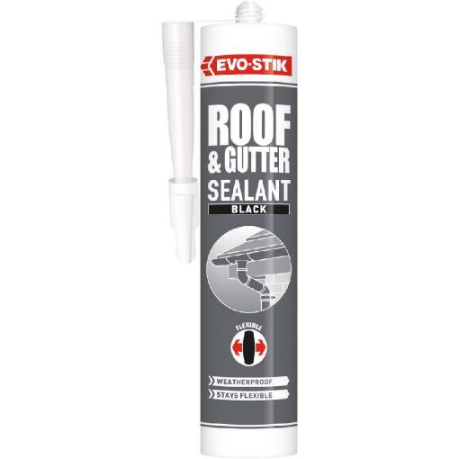 Picture of Bostik Evo-Stik Roof & Gutter Bitumen 310ml Cartridge