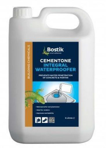 Picture of Bostik Cementone Integral Liquid Waterproofer 5Ltr