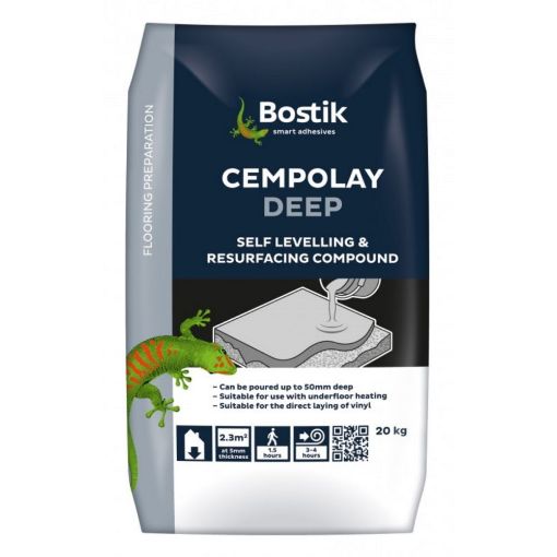 Picture of Bostik Cementone Cempolay Deep 20Kg Levelling Compound (Navy/Black Bag)