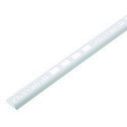 Picture of Homelux Tile Trim Round Edge White 12.5mm X 2.5M