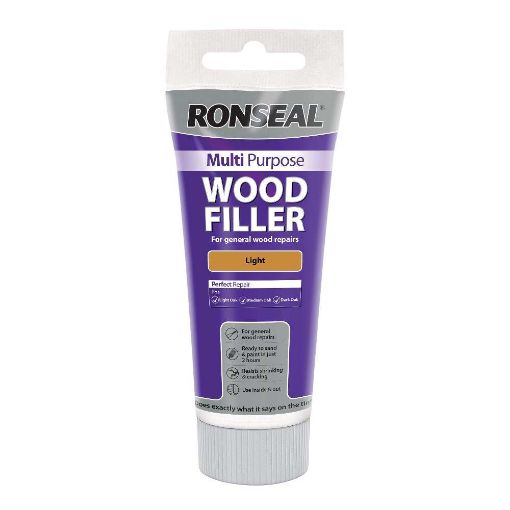 Picture of Ronseal Paint Multi Purpose Wood Filler Light 325G T