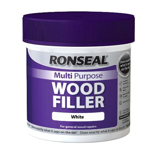 Picture of Ronseal Paint Multi Purpose Wood Filler White 465G J