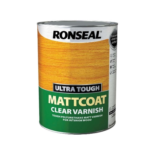 Picture of Ronseal Paint Interior Clear Matt 5Lt
