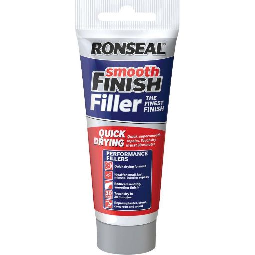 Picture of Ronseal Paint Qd Ready Mix Wall Filler White 100Gm