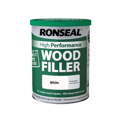 Picture of Ronseal Paint High Performance Wood Filler White 1Kg