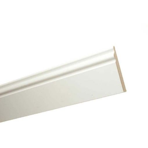 Picture of Canadia White Skirting Mdf 117mmx2.4mtr (B005)