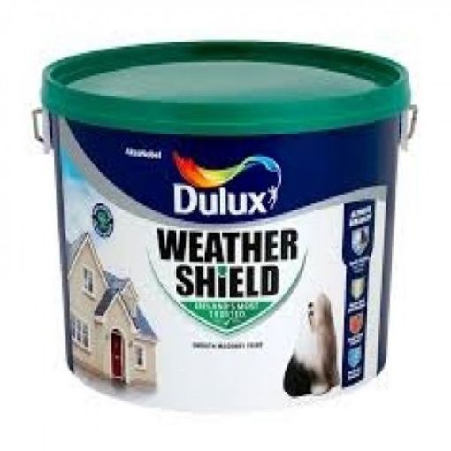 Picture of Dulux Paint Weathershield Brilliant White 11L