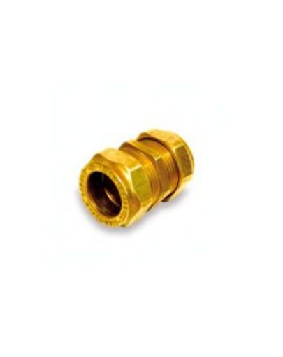 Picture of 610 10mm x 8mm Straight Coupler C x C Metric Compression