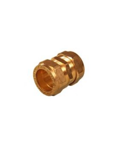 Picture of 610 22mm Straight Coupler C x C Metric Compression