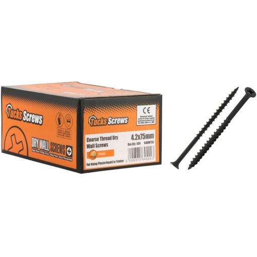 Picture of 100mm x 4.8mm Coarse Drywall Screws 200S
