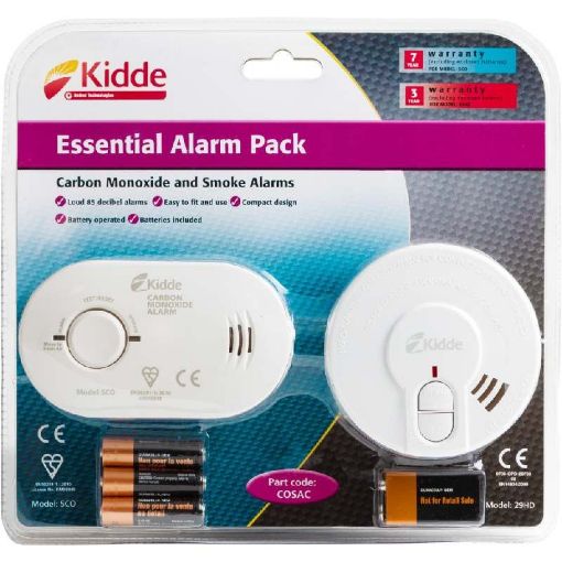 Picture of Kidde Essential Smoke & Carbon Monoxide Alarm Pack