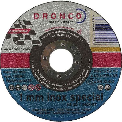 Picture of Safeline 115mm X 3.0 X 22.2 D/C Stone Cutting Discs