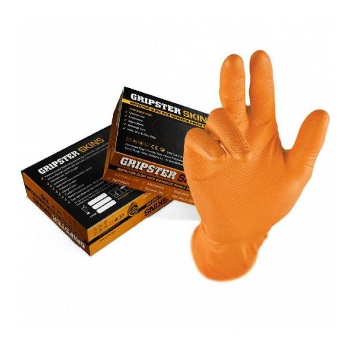 Picture of Gripster Skins Glove Large Orange Box 50