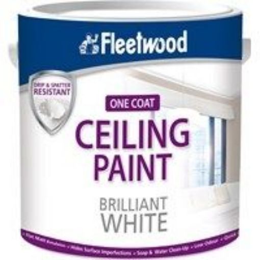 Picture of Fleetwood Paint 2.5L Ceiling PaInterior Brilliant White
