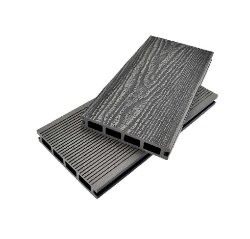 Picture of Deckro 3D Wood Effect Wpc Composite Deck Board Grey 3.6M