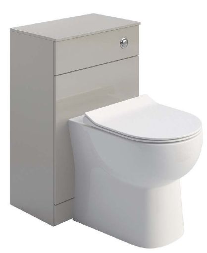 Picture of Belmont Wc Unit & Cistern Gloss Light Grey