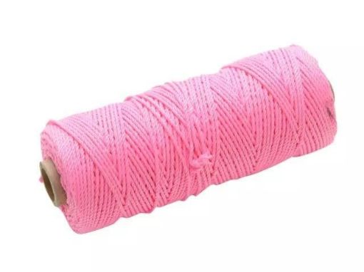 Picture of Faithfull Hi-Vis Nylon Brick Line 105M - Pink