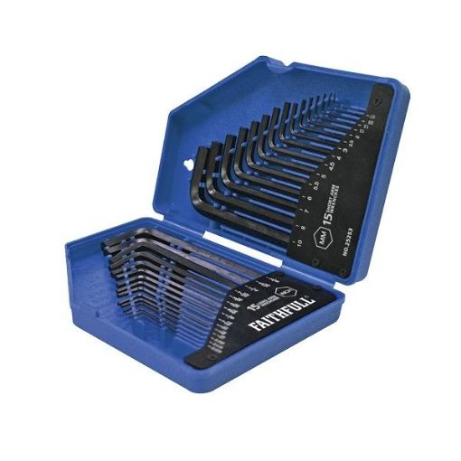 Picture of Faithfull Hex Key Set (30) mm/Af - Mixed
