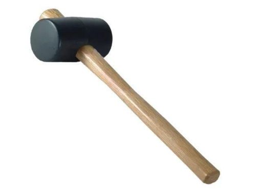 Picture of Faithfull Rubber Mallet - Black 63mm  2.1/2in