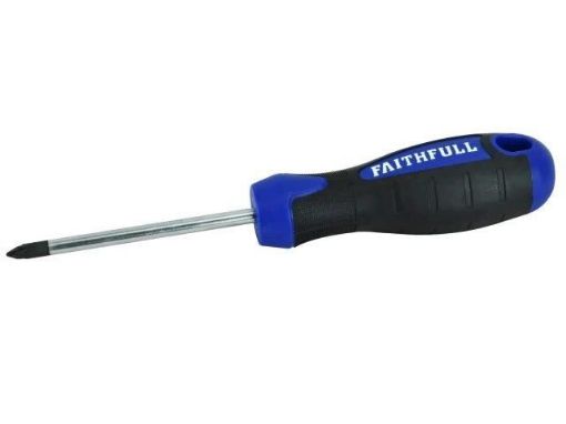 Picture of Faithfull Soft Grip Screwdriver 2Pz X 100mm