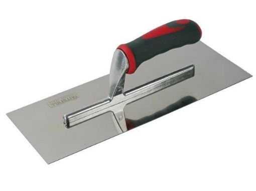 Picture of Faithfull Soft Grip Plasterers Trowel Stainless Steel 13X5in
