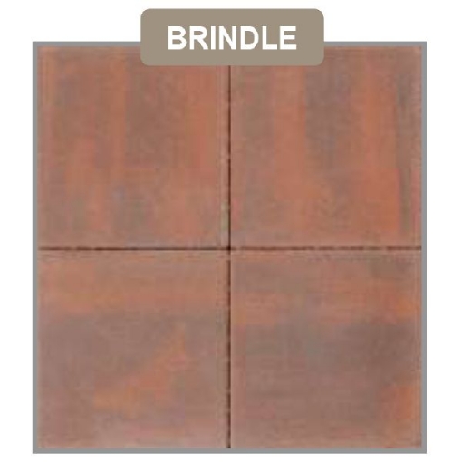 Picture of Barleystone Paving Slabs Smooth Brindle 400x400x40mm