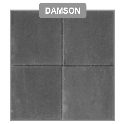 Picture of Barleystone Paving Slabs Smooth Damson 400x400 x40mm