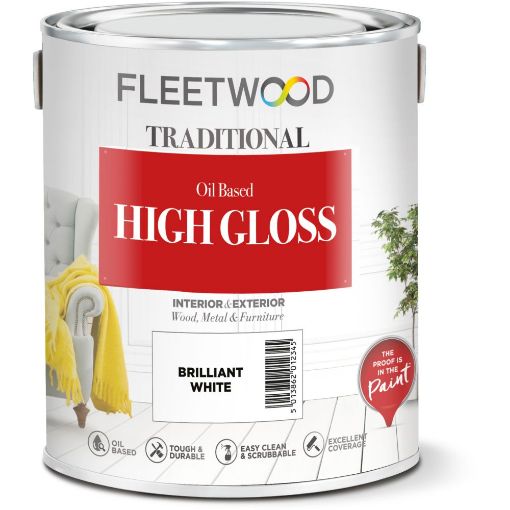 Picture of Fleetwood Paint 5L Gloss Brilliant White