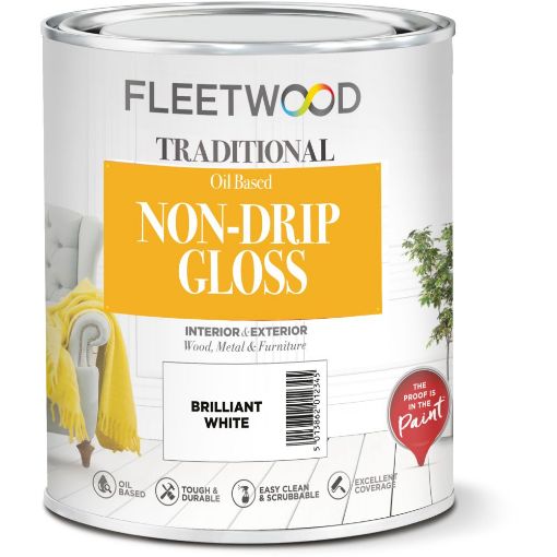 Picture of Fleetwood Paint 1L Non-Drip Gloss (33% Extra Free)