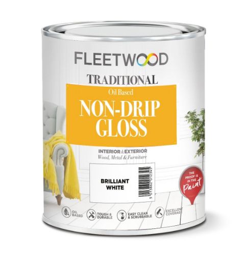 Picture of Fleetwood Paint 2.5L Non Drip Gloss Brilliant White