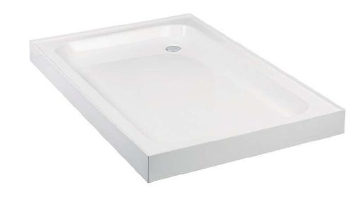Picture of JT Ultracast 1000x800 Rectangle 4 Upstand Shower Tray
