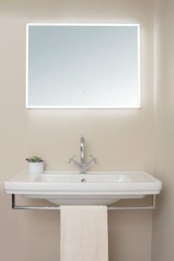 Picture of Niko Led Mirror With Touch Switch-Demister Pad & Bluetooth 800mm x 600mm