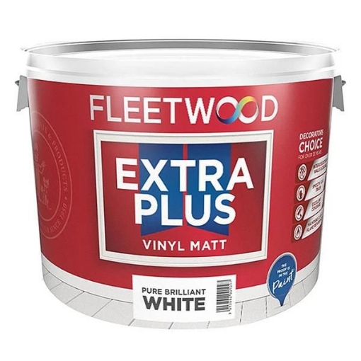 Picture of Fleetwood Paint 10L Extra Plus Matt Brilliant White