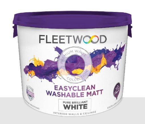Picture of Fleetwood Paint 10L Easy Cln Matt Brilliant White(Purple Lid)